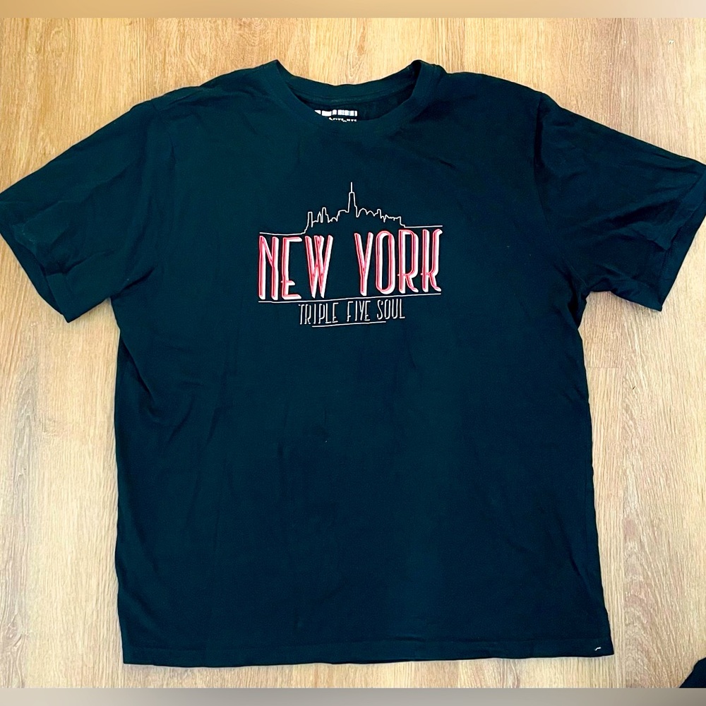 Triple Five Soul Black Short Sleeve Tee